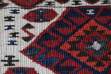 Vintage Turkish runner rug in a living room setting, pile rug, Turkish rug, vintage rug, portland, rug shop, bright colors, wild shaman, soft rug, bold color, Portland, Oregon, rug store, rug shop, local shop, antique rug