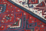 Vintage Turkish runner rug in a living room setting, pile rug, Turkish rug, vintage rug, portland, rug shop, bright colors, wild shaman, soft rug, bold color, Portland, Oregon, rug store, rug shop, local shop, antique rug