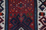 Vintage Turkish runner rug in a living room setting, pile rug, Turkish rug, vintage rug, portland, rug shop, bright colors, wild shaman, soft rug, bold color, Portland, Oregon, rug store, rug shop, local shop, antique rug