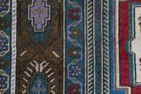 Vintage Turkish rug in a living room setting, Area rug in a living room setting, pile rug, Turkish rug, custom rug, modern rug, portland, rug shop, bright colors, wild shaman, soft rug, bold color, Portland, Oregon, rug store, rug shop, local shop