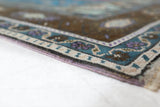 Vintage Turkish rug in a living room setting, Area rug in a living room setting, pile rug, Turkish rug, custom rug, modern rug, portland, rug shop, bright colors, wild shaman, soft rug, bold color, Portland, Oregon, rug store, rug shop, local shop