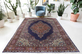 Vintage Turkish rug in a living room setting, Area rug in a living room setting, pile rug, Turkish rug, custom rug, modern rug, portland, rug shop, bright colors, wild shaman, soft rug, bold color, Portland, Oregon, rug store, rug shop, local shop