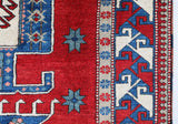Vintage Turkish rug in a living room setting, pile rug, Turkish rug, vintage rug, portland, rug shop, bright colors, wild shaman, soft rug, bold color, Portland, Oregon, rug store, rug shop, local shop, antique rug