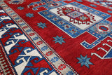 Vintage Turkish rug in a living room setting, pile rug, Turkish rug, vintage rug, portland, rug shop, bright colors, wild shaman, soft rug, bold color, Portland, Oregon, rug store, rug shop, local shop, antique rug