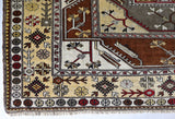 Vintage Turkish rug in living room setting, old rug, antique rug, pastel colors, faded colors, Turkish rug, vintage rug, soft rug, Portland, Oregon, rug store, rug shop, local shop