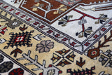 Vintage Turkish rug in living room setting, old rug, antique rug, pastel colors, faded colors, Turkish rug, vintage rug, soft rug, Portland, Oregon, rug store, rug shop, local shop