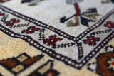 Vintage Turkish rug in living room setting, old rug, antique rug, pastel colors, faded colors, Turkish rug, vintage rug, soft rug, Portland, Oregon, rug store, rug shop, local shop