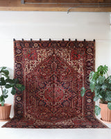 Semi-antique NW Persian Heriz Rug 9'7"x12'3"