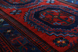 Vintage Turkish rug in a living room setting, pile rug, Turkish rug, vintage rug, portland, rug shop, bright colors, wild shaman, soft rug, bold color, Portland, Oregon, rug store, rug shop, local shop, antique rug