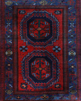 Vintage Turkish rug in a living room setting, pile rug, Turkish rug, vintage rug, portland, rug shop, bright colors, wild shaman, soft rug, bold color, Portland, Oregon, rug store, rug shop, local shop, antique rug