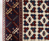 Vintage Turkish rug in a living room setting, pile rug, Turkish rug, vintage rug, portland, rug shop, bright colors, wild shaman, soft rug, bold color, Portland, Oregon, rug store, rug shop, local shop, antique rug