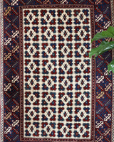 Vintage Turkish rug in a living room setting, pile rug, Turkish rug, vintage rug, portland, rug shop, bright colors, wild shaman, soft rug, bold color, Portland, Oregon, rug store, rug shop, local shop, antique rug