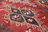 Vintage Sivas Sarkisla Kilim Rug 7'x12'9"