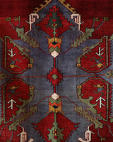 Vintage Turkish rug in a living room setting, pile rug, Turkish rug, vintage rug, portland, rug shop, bright colors, wild shaman, soft rug, bold color, Portland, Oregon, rug store, rug shop, local shop, antique rug