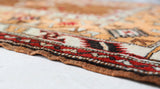 Vintage Turkish rug in a living room setting, pile rug, Turkish rug, vintage rug, portland, rug shop, bright colors, wild shaman, soft rug, bold color, Portland, Oregon, rug store, rug shop, local shop, antique rug