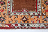Vintage Turkish rug in a living room setting, pile rug, Turkish rug, vintage rug, portland, rug shop, bright colors, wild shaman, soft rug, bold color, Portland, Oregon, rug store, rug shop, local shop, antique rug