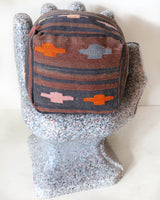Floor pouf in a living room setting, pillow, turkish pillow, kilim pillow, home decor, decorative pillow, sham, rug pillow, decor, home decor, pouf, floor cushion, cushion, Portland, rugshop, Oregon, Wild Shaman, ottoman