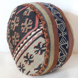 Floor pouf in a living room setting, pillow, turkish pillow, kilim pillow, home decor, decorative pillow, sham, rug pillow, decor, home decor, pouf, floor cushion, cushion, Portland, rugshop, Oregon, Wild Shaman, ottoman