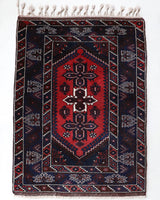 Vintage Turkish rug in a living room setting, pile rug, Turkish rug, vintage rug, portland, rug shop, bright colors, wild shaman, soft rug, bold color, Portland, Oregon, rug store, rug shop, local shop, antique rug