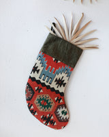 Christmas Stocking, kilim Christmas stocking, gif tables, holiday gift ideas, rug shop, Portland, Oregon, home accessories, kilim accessories, rug accessories,  Christmas gift ideas