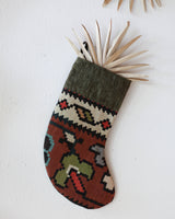 Christmas Stocking, kilim Christmas stocking, gif tables, holiday gift ideas, rug shop, Portland, Oregon, home accessories, kilim accessories, rug accessories,  Christmas gift ideas