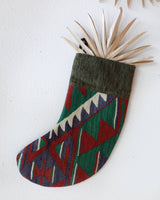 Christmas Stocking, kilim Christmas stocking, gif tables, holiday gift ideas, rug shop, Portland, Oregon, home accessories, kilim accessories, rug accessories,  Christmas gift ideas