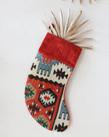 Christmas Stocking, kilim Christmas stocking, gif tables, holiday gift ideas, rug shop, Portland, Oregon, home accessories, kilim accessories, rug accessories,  Christmas gift ideas
