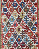 Vintage Turkish runner rug in a living room setting, pile rug, Turkish rug, vintage rug, portland, rug shop, bright colors, wild shaman, soft rug, bold color, Portland, Oregon, rug store, rug shop, local shop, antique rug