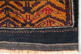 Vintage Turkish rug in a living room setting, pile rug, Turkish rug, vintage rug, portland, rug shop, bright colors, wild shaman, soft rug, bold color, Portland, Oregon, rug store, rug shop, local shop, antique rug