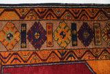 Vintage Turkish rug in a living room setting, pile rug, Turkish rug, vintage rug, portland, rug shop, bright colors, wild shaman, soft rug, bold color, Portland, Oregon, rug store, rug shop, local shop, antique rug