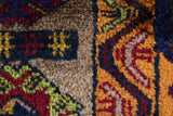 Vintage Turkish rug in a living room setting, pile rug, Turkish rug, vintage rug, portland, rug shop, bright colors, wild shaman, soft rug, bold color, Portland, Oregon, rug store, rug shop, local shop, antique rug