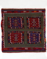 Vintage Pergamum Kozak Kilim Rug 3'3"x3'10"