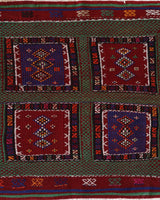 Vintage Pergamum Kozak Kilim Rug 3'3"x3'10"