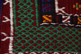 Vintage Pergamum Kozak Kilim Rug 3'3"x3'10"