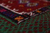 Vintage Pergamum Kozak Kilim Rug 3'3"x3'10"