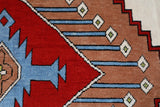 Vintage Turkish rug in a living room setting, Area rug in a living room setting, pile rug, Turkish rug, custom rug, , new rug, modern rug, customizable rug, made to order rug, portland, rug shop, bright colors, wild shaman, soft rug, bold color, Portland, Oregon, rug store, rug shop, local shop, made in Turkey