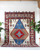 Vintage Turkish rug in a living room setting, Area rug in a living room setting, pile rug, Turkish rug, custom rug, , new rug, modern rug, customizable rug, made to order rug, portland, rug shop, bright colors, wild shaman, soft rug, bold color, Portland, Oregon, rug store, rug shop, local shop, made in Turkey