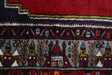 Vintage Turkish rug in a living room setting, pile rug, Turkish rug, vintage rug, portland, rug shop, bright colors, wild shaman, soft rug, bold color, Portland, Oregon, rug store, rug shop, local shop, antique rug