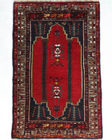 Vintage Turkish rug in a living room setting, pile rug, Turkish rug, vintage rug, portland, rug shop, bright colors, wild shaman, soft rug, bold color, Portland, Oregon, rug store, rug shop, local shop, antique rug