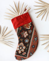 Christmas Stocking, kilim Christmas stocking, gif tables, holiday gift ideas, rug shop, Portland, Oregon, home accessories, kilim accessories, rug accessories,  Christmas gift ideas