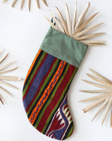 Christmas Stocking, kilim Christmas stocking, gif tables, holiday gift ideas, rug shop, Portland, Oregon, home accessories, kilim accessories, rug accessories,  Christmas gift ideas