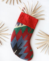 Christmas Stocking, kilim Christmas stocking, gif tables, holiday gift ideas, rug shop, Portland, Oregon, home accessories, kilim accessories, rug accessories,  Christmas gift ideas