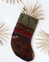 Christmas Stocking, kilim Christmas stocking, gif tables, holiday gift ideas, rug shop, Portland, Oregon, home accessories, kilim accessories, rug accessories,  Christmas gift ideas