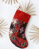 Christmas Stocking, kilim Christmas stocking, gif tables, holiday gift ideas, rug shop, Portland, Oregon, home accessories, kilim accessories, rug accessories,  Christmas gift ideas