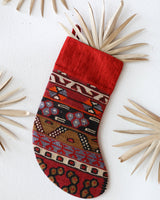Christmas Stocking, kilim Christmas stocking, gif tables, holiday gift ideas, rug shop, Portland, Oregon, home accessories, kilim accessories, rug accessories,  Christmas gift ideas