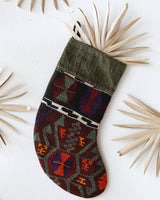 Christmas Stocking, kilim Christmas stocking, gif tables, holiday gift ideas, rug shop, Portland, Oregon, home accessories, kilim accessories, rug accessories,  Christmas gift ideas
