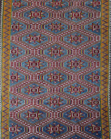 Vintage kilim rug in living room setting, bright colors, wild shaman, soft rug, bold color, Portland, Oregon, rug store, rug shop, local shop, vintage rug, modern kilim, warm colors