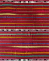 Vintage kilim rug in living room setting, bright colors, wild shaman, soft rug, bold color, Portland, Oregon, rug store, rug shop, local shop, vintage rug, modern kilim, warm colors