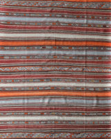 Vintage kilim rug in living room setting, old rug, antique rug, pastel colors, faded colors, Turkish rug, vintage rug, soft rug, Portland, Oregon, rug store, rug shop, local shop, earthy tones, earthy colors, warm colors