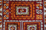 Vintage Turkish rug in a living room setting, pile rug, Turkish rug, vintage rug, portland, rug shop, bright colors, wild shaman, soft rug, bold color, Portland, Oregon, rug store, rug shop, local shop, antique rug